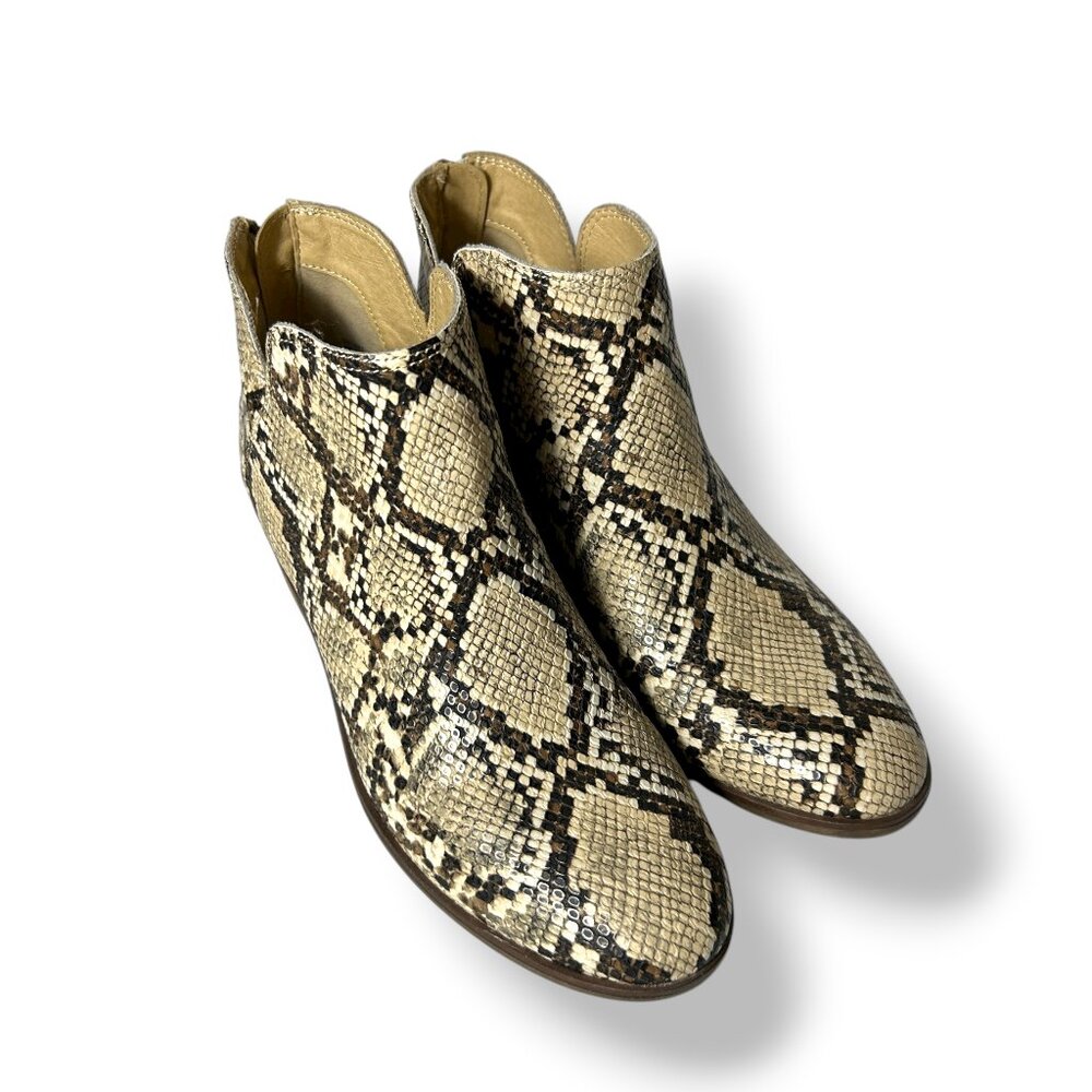 Michael Shannon Snake Skin Python Booties 8 - Lik… - image 2